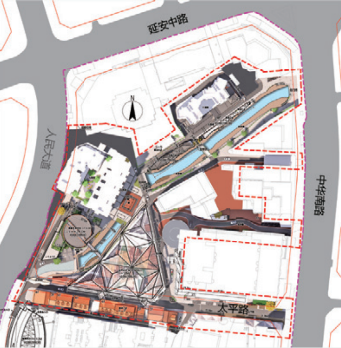 贵阳太平路街区改造提升项目总平面图